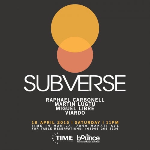 Raphael Carbonell's SUBVERSE 4/18 CHART