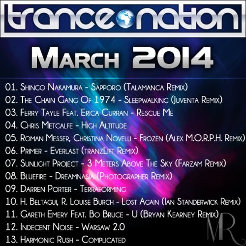 Trance Nation Compilation : March 2014