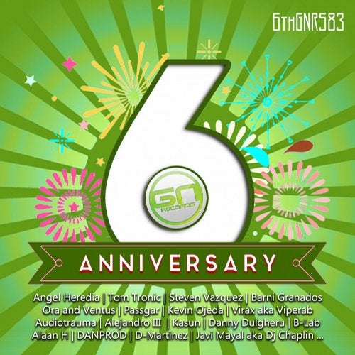 Cover art for 6TH ANNIVERSARY Green Nights Records