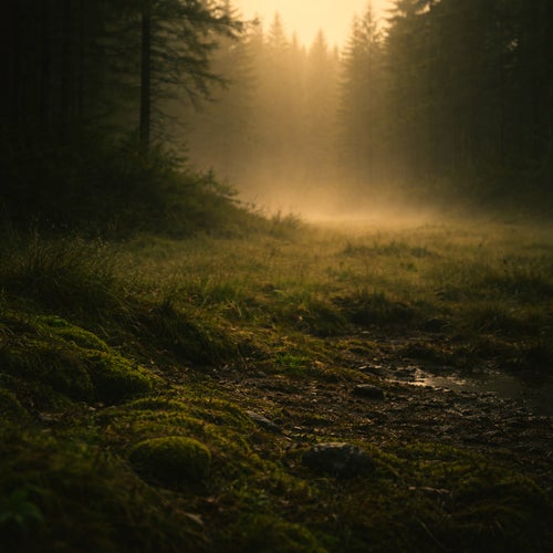 Slow Light Over Empty Ground