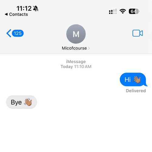 Hi, Bye