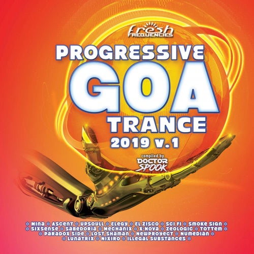 Cover art for Progressive Goa Trance 2019, Vol. 1 (Compiled by DoctorSpook)