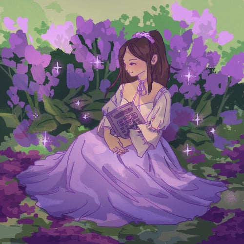 in the garden