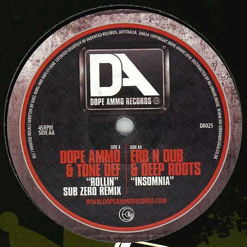Rollin (Sub Zero Remix) / Insomnia