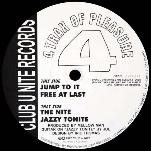 4 Trax of Pleasure