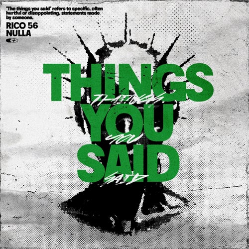 THINGS YOU SAID