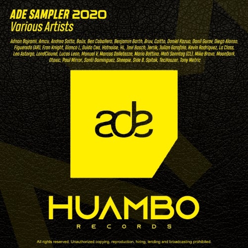 ADE Sampler 2020