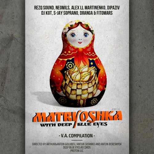Matryoshka With Deep Blue Eyes