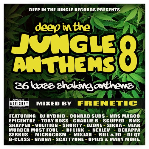 Cover art for Deep In The Jungle Anthems 8 (Mixed by Frenetic)