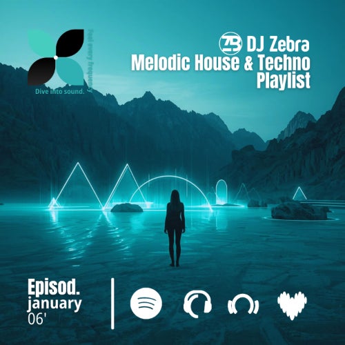 DJ Zebra Melodic House & Techno Essentials Jan 2026 - (Melodic House & Techno,Deep House,Mainstage) Album Cover