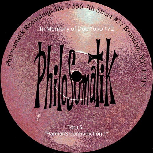 In Memory of Doc Yoko #72 : Hannah's Contradiction 1