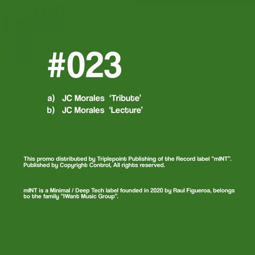 Cover art for Tribute EP