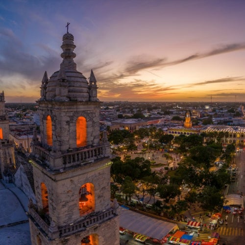 Sunset In Yucatan