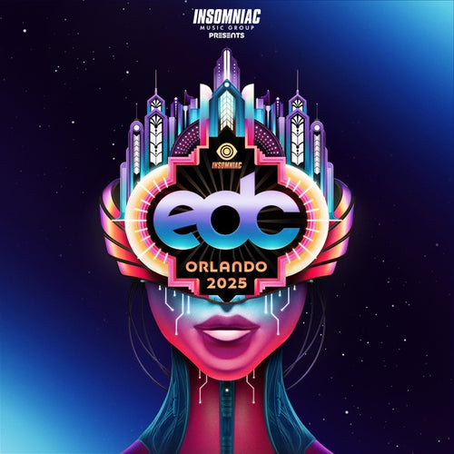 EDC Orlando 2025 - Insomniac Music Group (Tech House,Techno (Peak Time / Driving),140 / Deep Dubstep / Grime,Dance / Pop,Mainstage,Dubstep,Indie Dance,Minimal / Deep Tech,Bass House,Melodic House & Techno,UK Garage / Bassline,House) Album Cover
