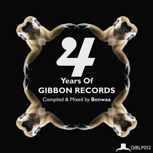 Cover art for 4 Years of Gibbon Records Compiled & Mixed by Benwaa
