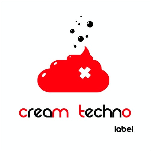 Cream Techno Label