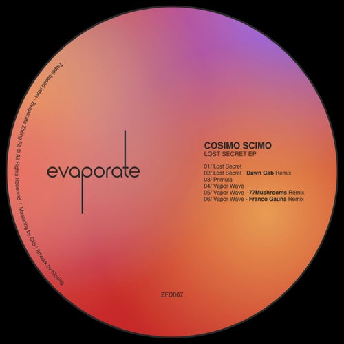 Cosimo Scimo - Vapor Wave (Original Mix; Franco Gauna Remix); Lost Secret (Original Mix) [2024]