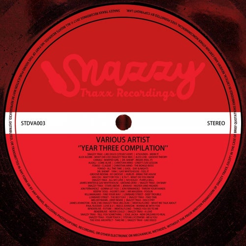 SNAZZY TRAXX (Year Three)