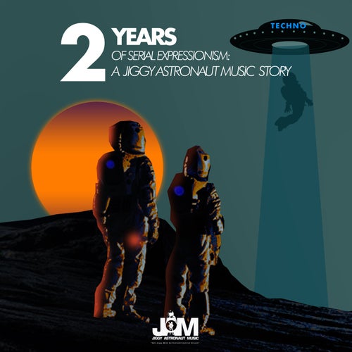 Cover art for 2 Years of Serial Expressionism :A Jiggy Astronaut Music Story