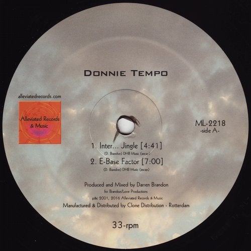 Cover art for Donnie Tempo EP