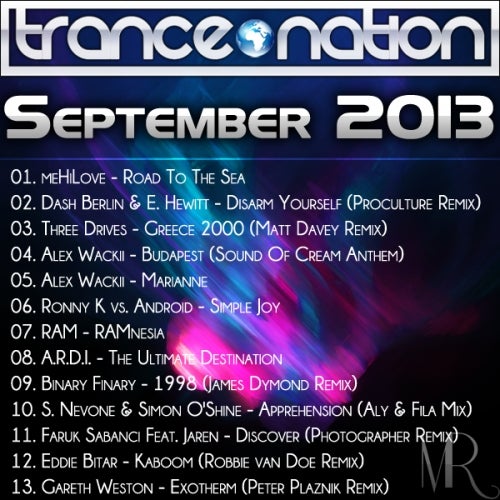 Trance Nation Compilation : September 2013