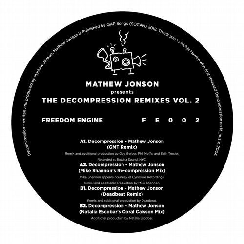 Cover art for Mathew Jonson Presents The Decompression Remixes Vol. 2