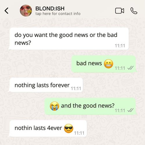 nothing lasts 4ever