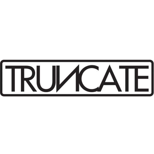 Truncate logo