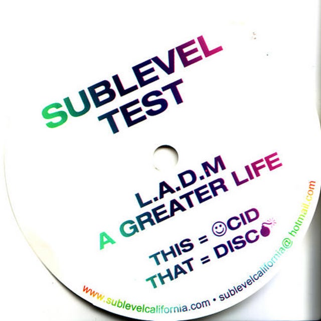 A Greater Life - LADM Acid Mix album art