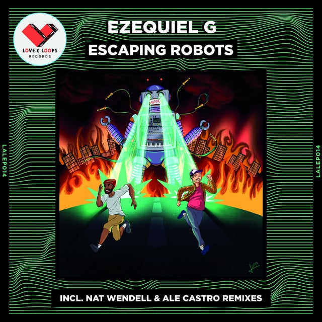 Escaping Robots - Ale Castro Remix album art