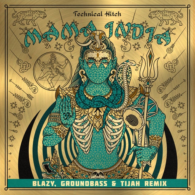 Mama India - Blazy, Groundbass & Tijah Remix album art