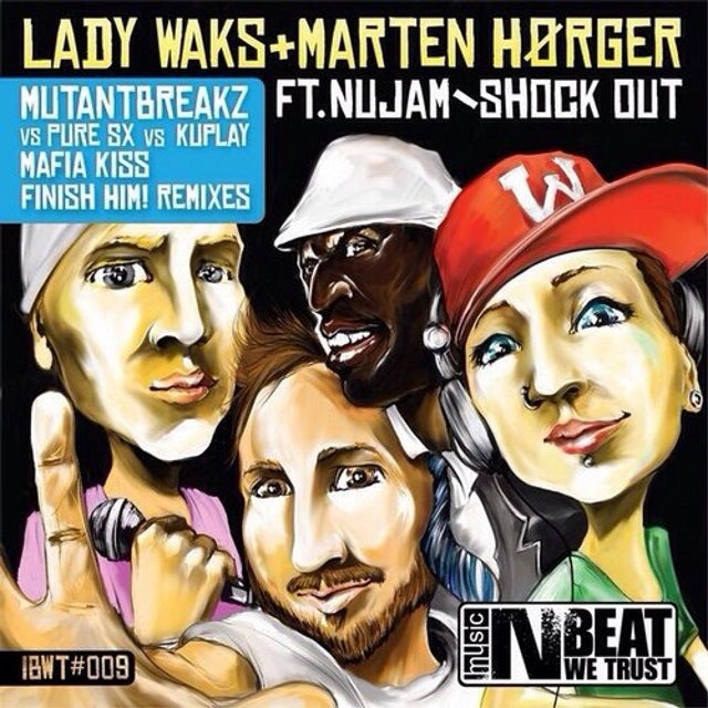 Lady Waks And Marten Horger Feat Nu Jam - Shock Out - Mutantbreakz & Kuplay Ft. Pure Sx Remix album art