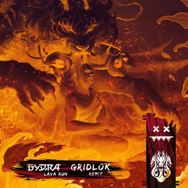 Lava Run - Gridlok remix album art