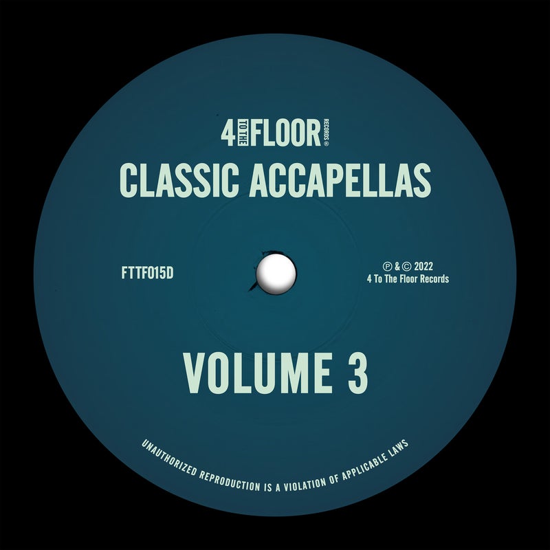 4 To The Floor Accapellas, Vol. 3