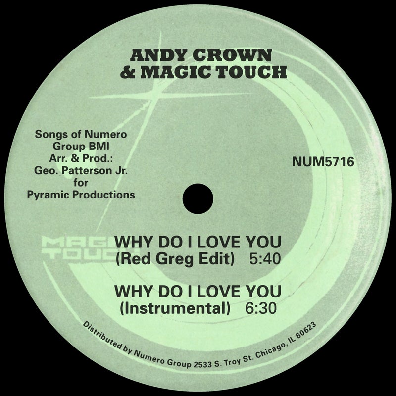 Why Do I Love You (Red Greg Edit) b/w Why Do I Love You (Instrumental)