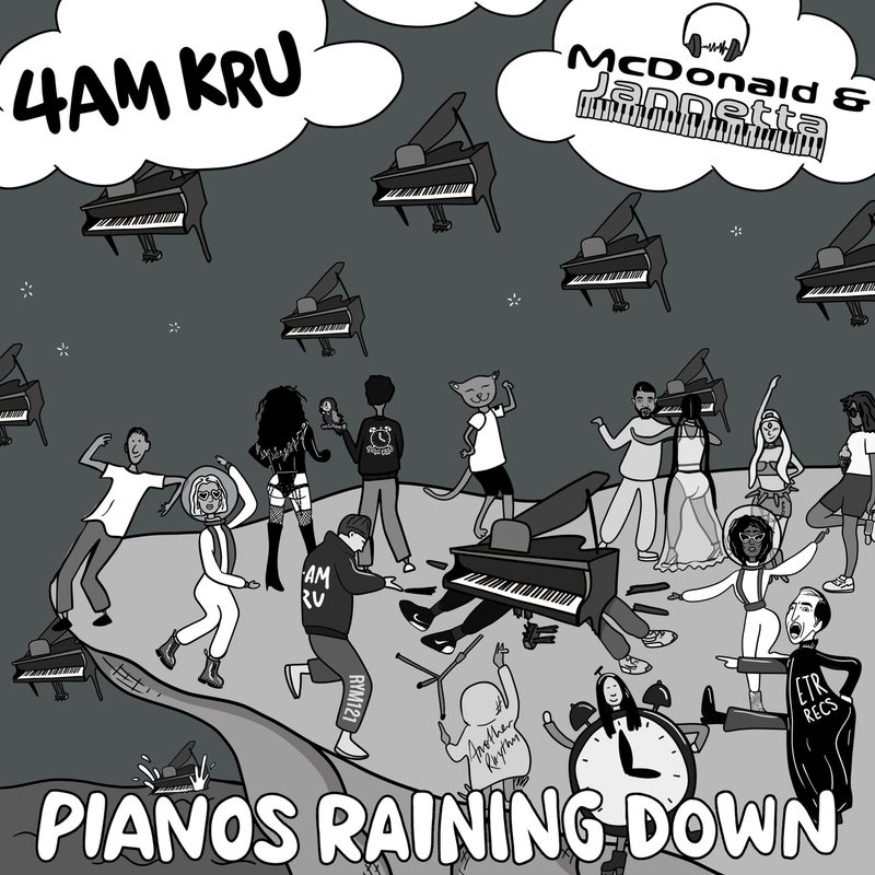 Pianos Raining Down