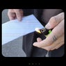 A burned letter dissolving in the wind