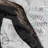 Bleu Grey Green & Pink