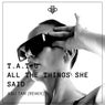 Tatu All The Things She Said (Aslı Tan Remix)