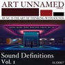 Sound Definitions, Vol. 1