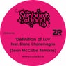 Definition Of Luv Feat. Diane Charlemagne (Sean McCabe Remxes)