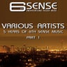 5 Years Of 6th Sense Music Part 1