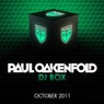 DJ Box - October 2011 - Selected By Paul Oakenfold