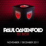 DJ Box - November / December 2011 - Selected By Paul Oakenfold