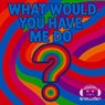 WHAT WOULD YOU HAVE ME DO