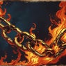 Burning steel
