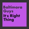It's Right Thing