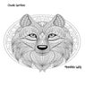 Mandala Wolf