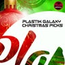 Plastik Galaxy Christmas Pick's