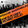 For DJ's only: Techno Vol.01